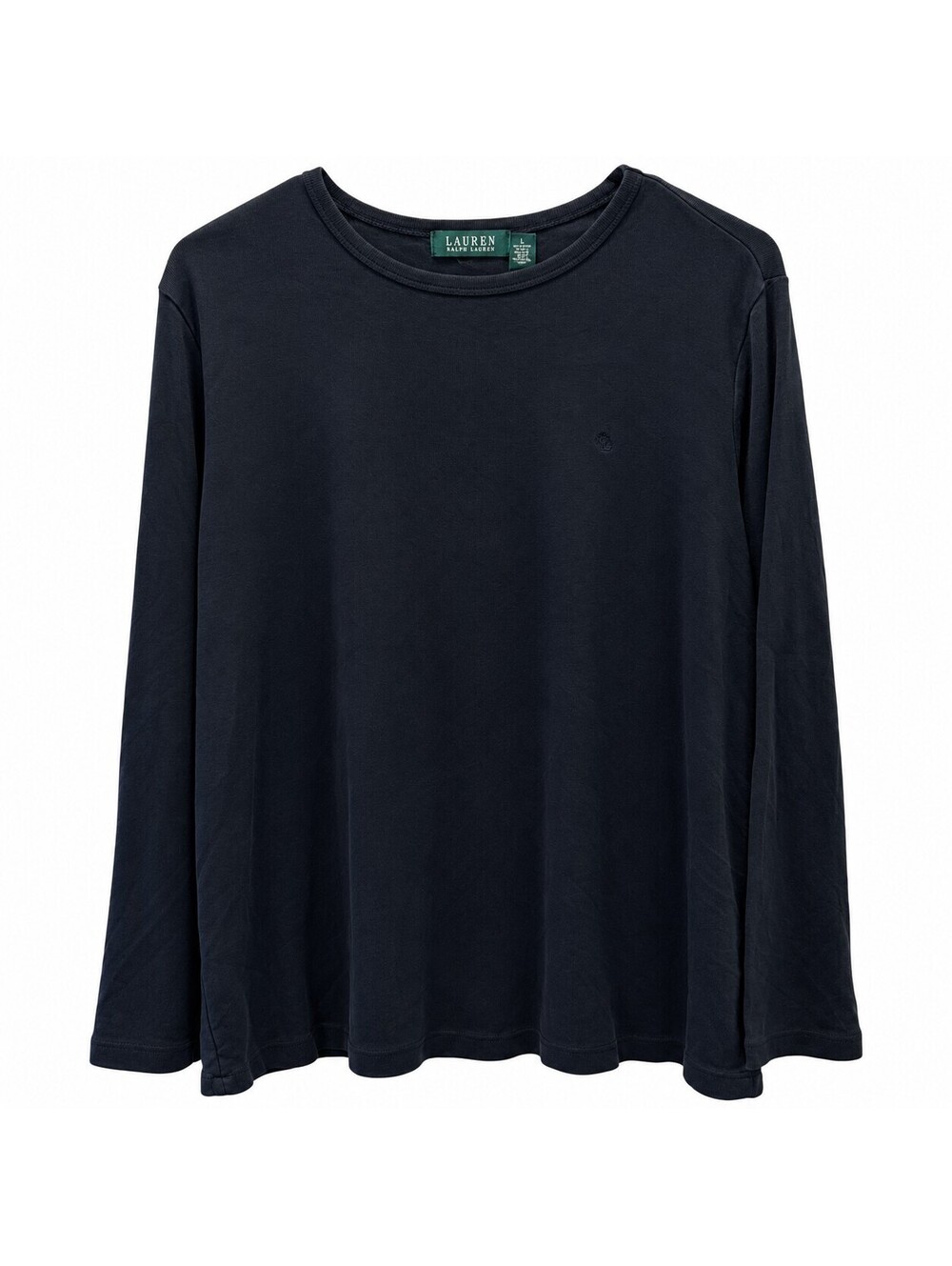 Lauren Ralph Lauren Women's Black Long Sleeve Cotton Shirt Size 1X